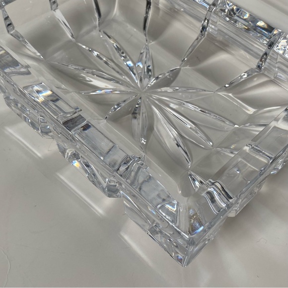 Miller Rogaska Lead Crystal Box With Cover Vintage Cut Glass 6” X 4” Jewelry - Picture 10 of 16